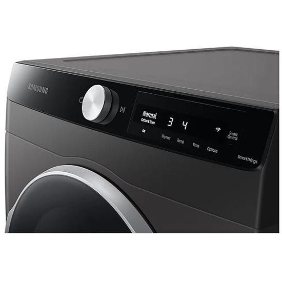 Samsung 24 Inch 4 Cu. Ft. Electric Dryer, Grey, Stackable - DV25B6900EX/AC