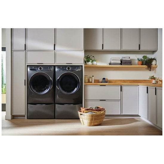 Electrolux 27 Inch Electric Steam Dryer, 8.0 cu. ft., Grey - ELFE763CAT