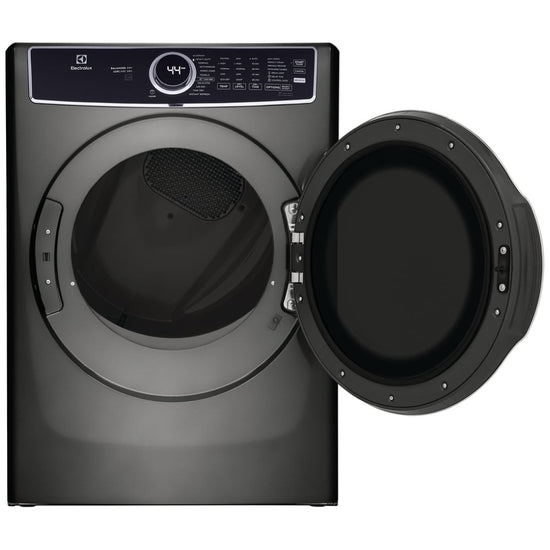 Electrolux 27 Inch Electric Steam Dryer, 8.0 cu. ft., Grey - ELFE763CAT