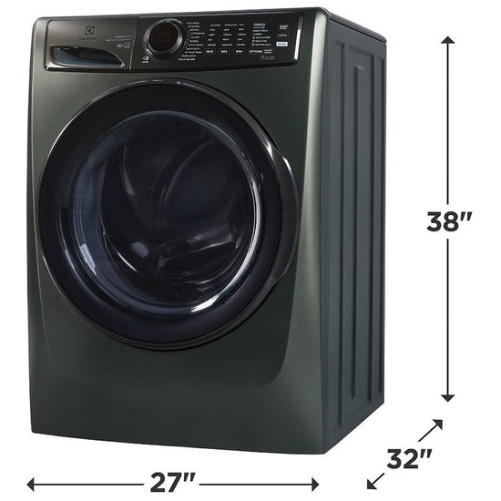 Electrolux 5.2 Cu. Ft. Front Load Steam Washer, Alpine Green - ELFW7738AA