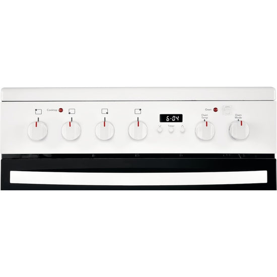 Frigidaire 24 Inch Slide-In Compact Electric Range with Convection Oven, White - FCFC241CAW