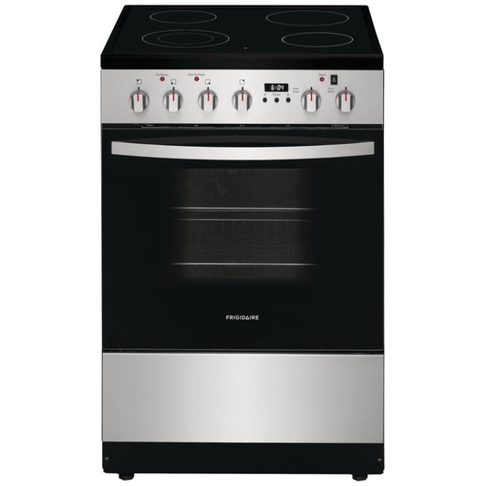 Frigidaire 24 Inch Slide-In Compact Electric Range with Convection - FCFE242CAS
