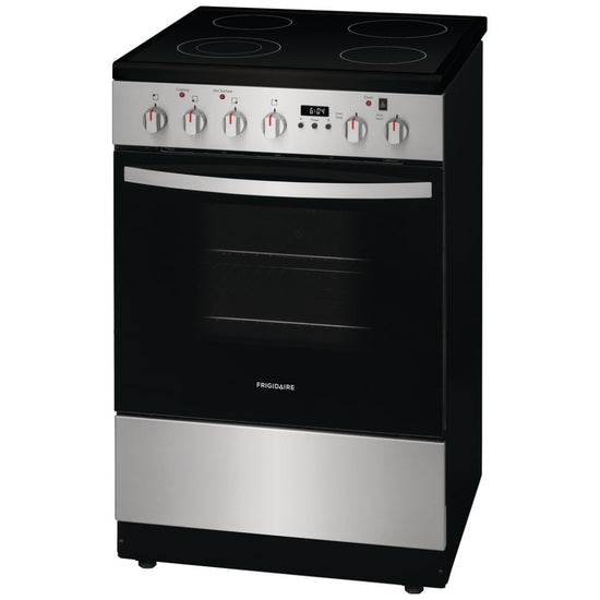 Frigidaire 24 Inch Slide-In Compact Electric Range with Convection - FCFE242CAS