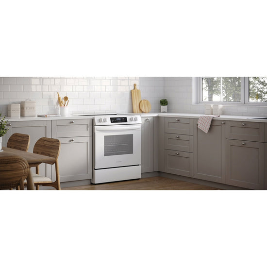 Frigidaire 30 Inch Freestanding Electric Range with 5.3 cu. ft. Capacity, White - FCFE306CAW