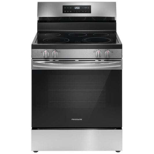 Frigidaire 30 Inch Electric Range with EvenTemp Cooktop - FCRE306CAS