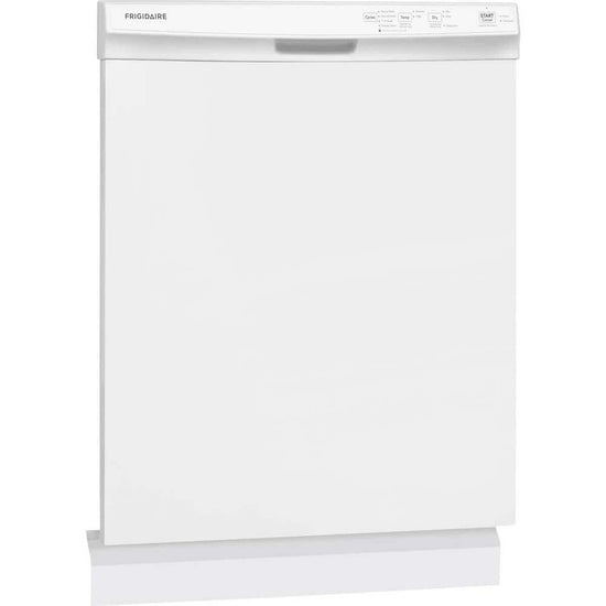 Frigidaire 24 in Front Control Built-In Tall Tub Dishwasher, White - FDPC4314AW
