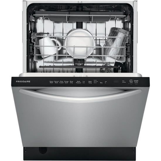 Frigidaire 24-Inch Built-In Top Control Dishwasher, Stainless Steel - FDSH4501AS
