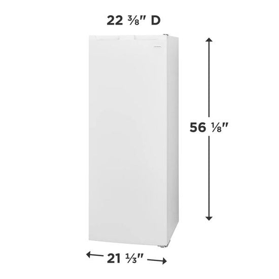 Frigidaire 7 Cu. Ft. Garage Ready Convertible Upright Freezer, White - FFUE0726AW