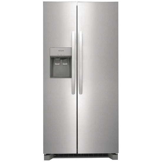 Frigidaire 33 Inch Side-by-Side Refrigerator, 22.3 Cu. Ft., Stainless Steel - FRSS2323AS
