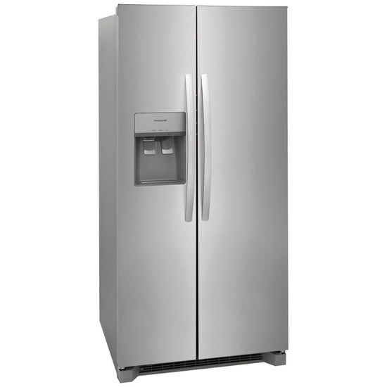 Frigidaire 33 Inch Side-by-Side Refrigerator, 22.3 Cu. Ft., Stainless Steel - FRSS2323AS