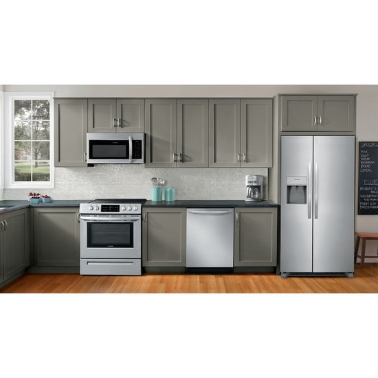 Frigidaire 36 Inch Side-by-Side Refrigerator, Stainless Steel - FRSS2623AS
