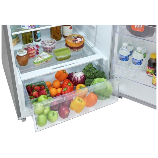 Frigidaire 28 Inch Top Freezer Refrigerator, Stainless Steel - FRTE1622AS