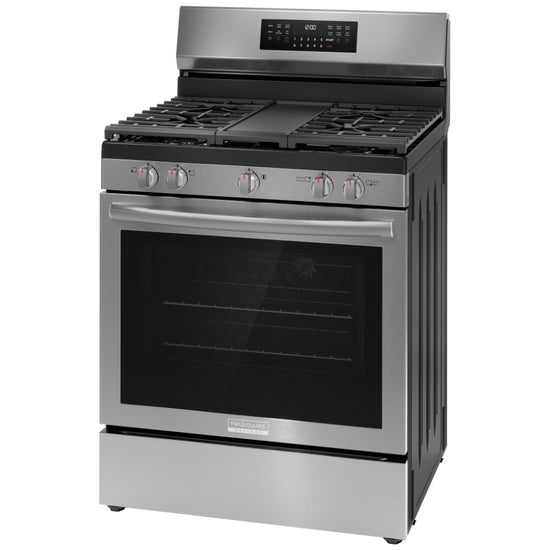 Frigidaire Gallery 30" Gas Range with No Preheat + Air Fry - GCRG3060BF