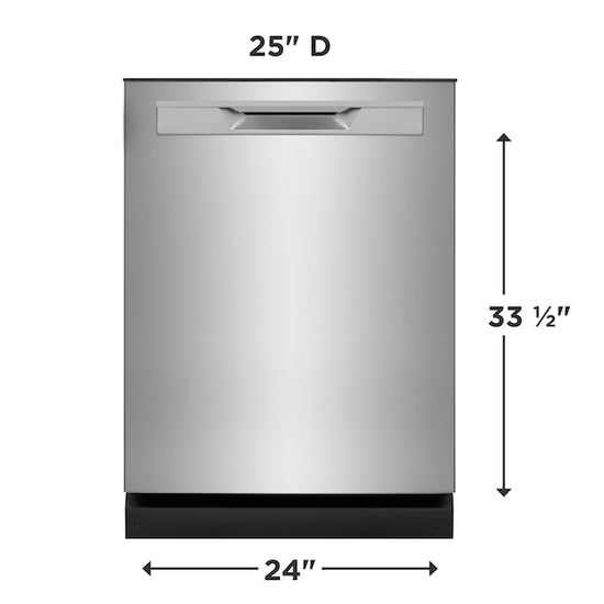 Frigidaire 24 Inch Built-In Dishwasher with 52 dB - GDPP4515AF