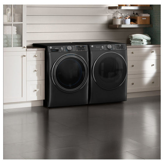 GE 7.8 cu. ft. Smart Front Load Electric Dryer with Steam and Sanitize Cycle - GFD65ESMVDS
