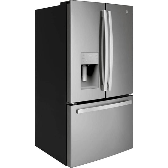 GE 25.6 cu. ft. French Door Refrigerator, Fingerprint Resistant Stainless Steel - GFE26JYMFS