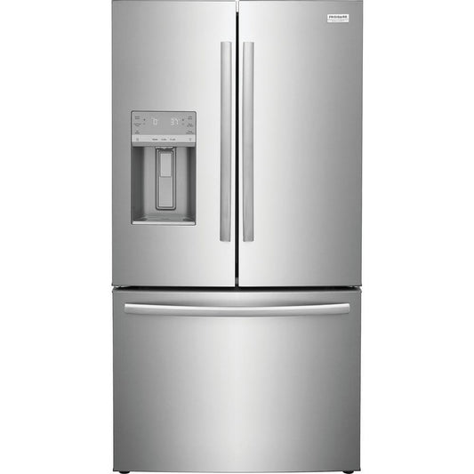 Frigidaire 36 Inch French Door Refrigerator, 27.8 Cu. Ft., Stainless Steel - GRFS2853AF
