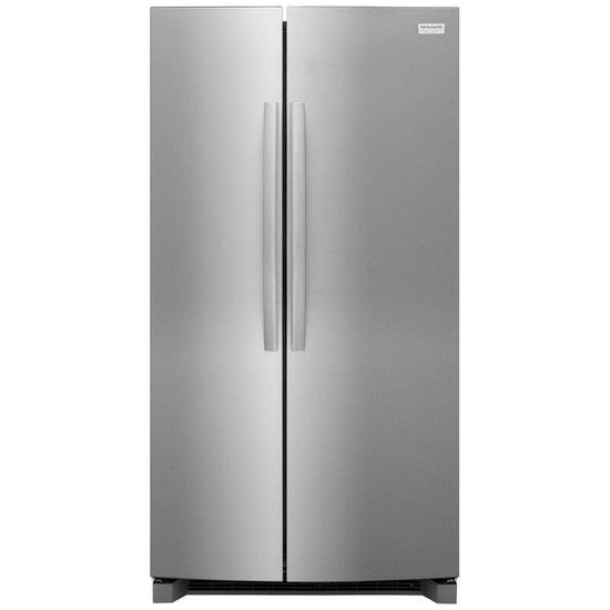 Frigidaire 36 Inch Side-by-Side Refrigerator, 26 Cu. Ft., Stainless Steel - GRSN2620AF