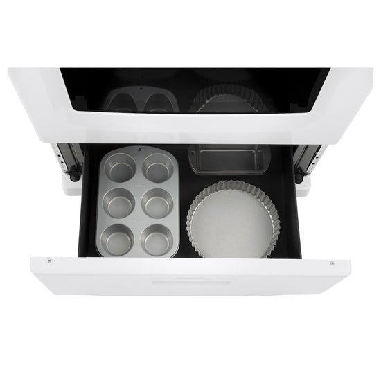 GE 24 Inch Freestanding Electric Range, White - JCAS300DMWW