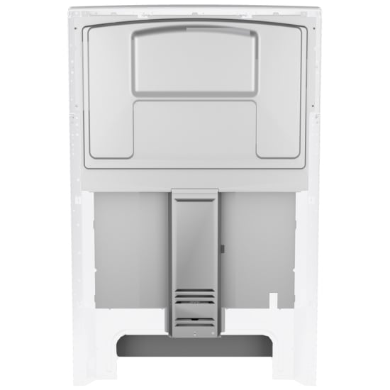 GE 30 Inch Freestanding Electric Range with True Convection and No-Preheat Air Fry, White - JCB840DVWW