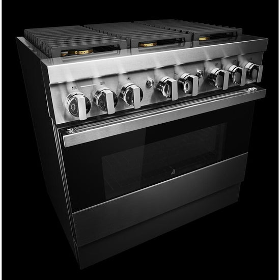 JennAir 36 Inch Smart Dual Fuel Professional Range with 6 Burners - JDRP436HM