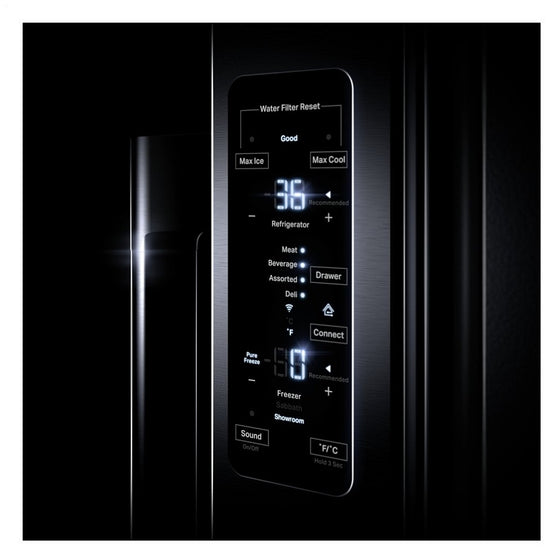 JennAir 36 Inch Counter-Depth French Door Refrigerator, Stainless Steel - JFFCC72EHL