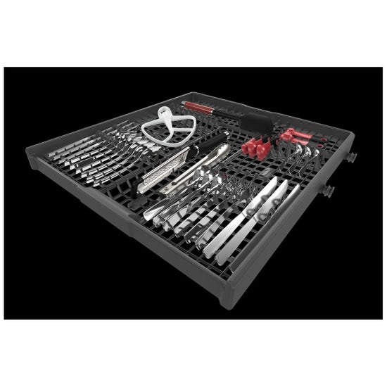 KitchenAid 39 dBA Dishwasher with Third Level Utensil Rack - KDTE204KPS
