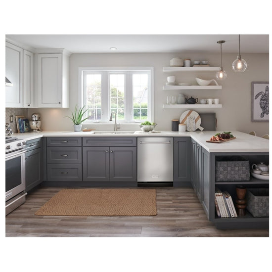 KitchenAid 24 Inch Built-In Dishwasher, Stainless Steel - KDTM604KPS