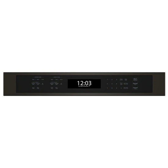 KitchenAid 27 Inch Double Wall Oven, Black Stainless - KOED527PBS