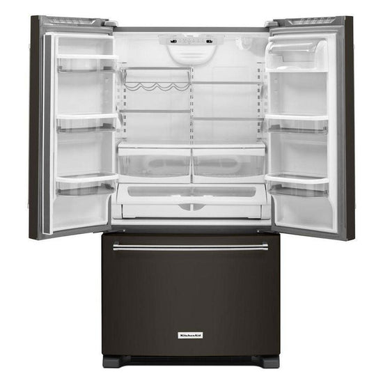 KitchenAid French Door Refrigerator with Counter-Depth Design - KRFC300EBS