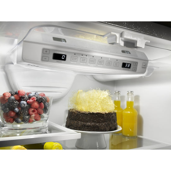 KitchenAid 36 Inch Counter Depth French Door Refrigerator with 22 cu. ft. Capacity, Stainless Steel - KRFC302ESS