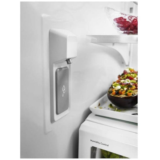 KitchenAid 30 Inch French Door Refrigerator, White - KRFF300EWH