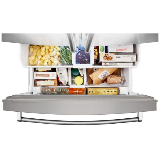 KitchenAid 36 Inch French Door Refrigerator with 26.8 cu. ft. Capacity, Stainless Steel - KRFF507HPS