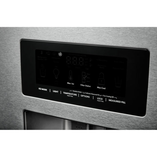 KitchenAid 36 Inch French-Door Refrigerator, Stainless Steel - KRFF577KPS