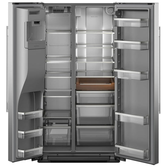 KitchenAid Side-by-Side Counter-Depth Refrigerator, Stainless Steel - KRSC536RPS