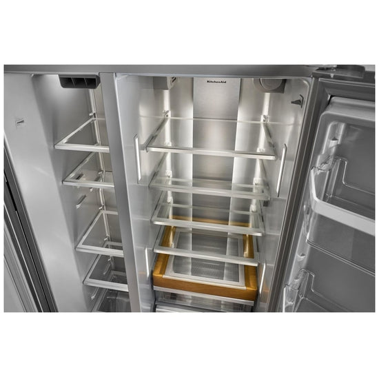 KitchenAid Side-by-Side Counter-Depth Refrigerator, Stainless Steel - KRSC536RPS