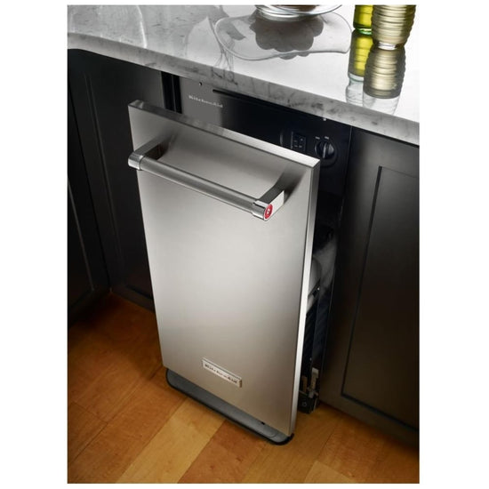 KitchenAid 15 Inch Built-In Trash Compactor, Stainless Steel - KTTS505ESS