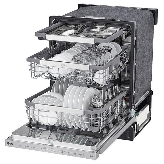 LG 24 Inch Built-In Dishwasher, 44 dB, Third Rack - LDPM6762S
