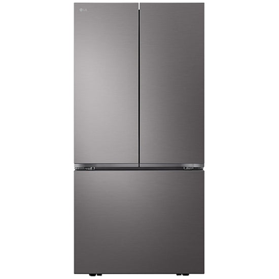 LG 33 Inch French Door Refrigerator, 25.1 cu. ft., Black Stainless - LF25S6200D
