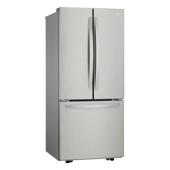 LG 30 Inch French Door Refrigerator with 22 cu. ft. Capacity, Stainless Steel - LRFNS2200S