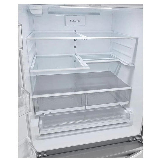 LG 36 Inch 4-Door French Door Refrigerator, 27.8 cu. ft., PrintProof Stainless - LRMXS2806S