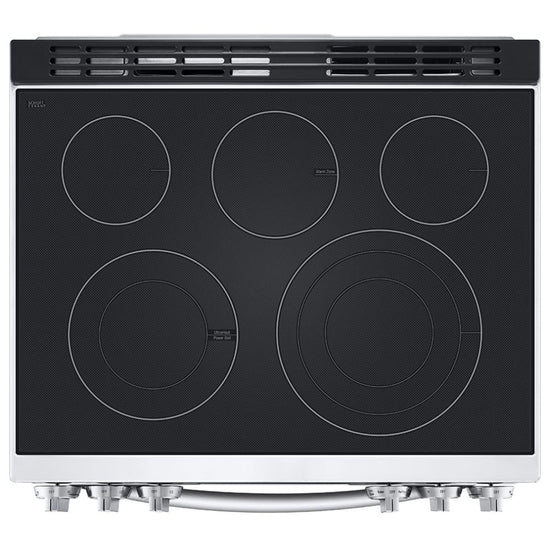 LG 30 Inch Slide-In Electric Range with 6.3 cu ft Convection, PrintProof SS - LSEL6335F