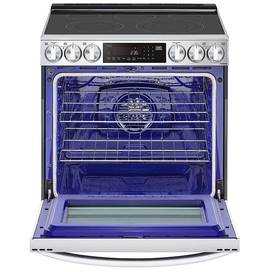 LG 30 Inch Slide-In Electric Range with 6.3 cu ft Convection, PrintProof SS - LSEL6335F