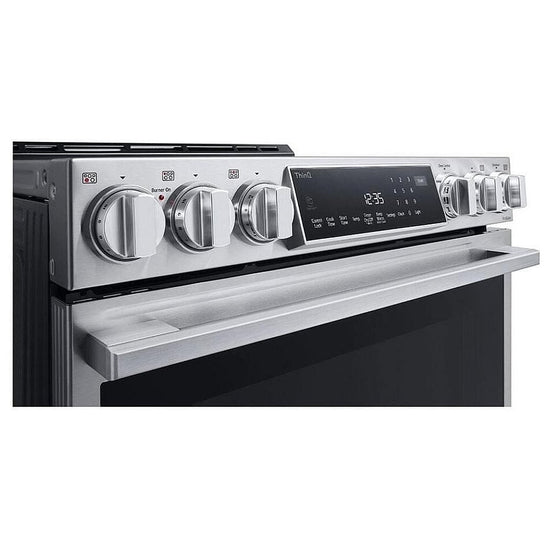 LG 30 Inch Studio Electric Range with 6.3 cu. ft. Capacity, Stainless Steel - LSES6338F