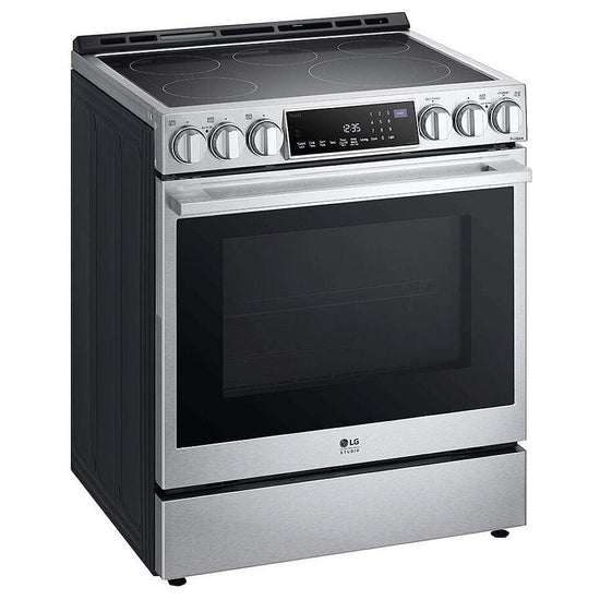 LG 30 Inch Studio Electric Range with 6.3 cu. ft. Capacity, Stainless Steel - LSES6338F