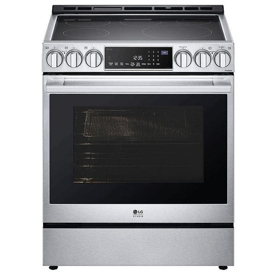 LG 30 Inch Studio Electric Range with 6.3 cu. ft. Capacity, Stainless Steel - LSES6338F