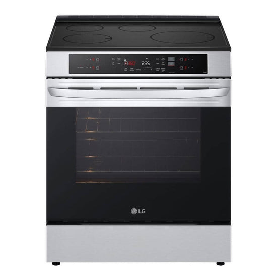 LG 6.3 cu ft Induction Slide-In Range, PrintProof Stainless - LSIL6332FE