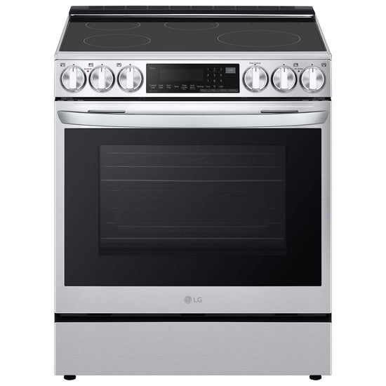 LG 30 Inch Slide-In Induction Range with True Convection, Stainless Steel - LSIL6336F