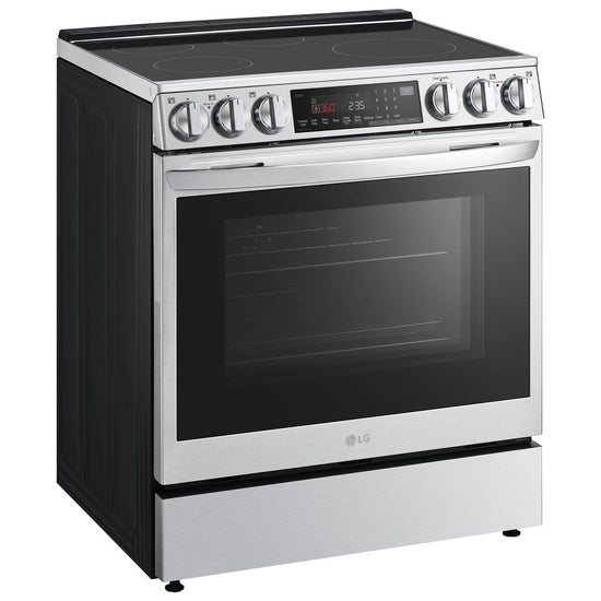 LG 30 Inch Slide-In Induction Range with True Convection, Stainless Steel - LSIL6336F
