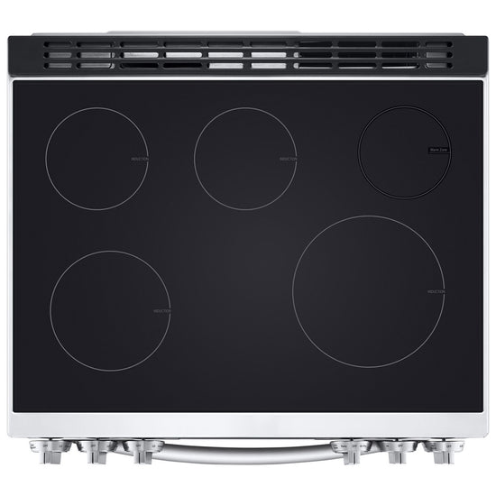 LG 30 Inch Slide-In Induction Range with True Convection, Stainless Steel - LSIL6336F